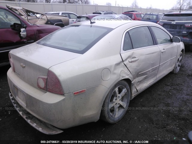 1G1ZC5E19BF295458 - 2011 CHEVROLET MALIBU 1LT 香槟色 照片 4