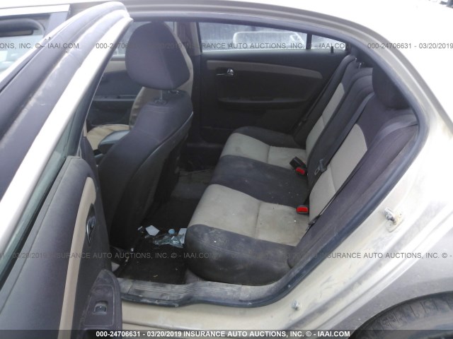 1G1ZC5E19BF295458 - 2011 CHEVROLET MALIBU 1LT 香槟色 照片 8
