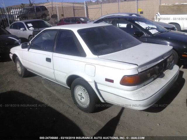 JT2AE95C7K3219349 - 1989 TOYOTA COROLLA SR5 WHITE photo 3