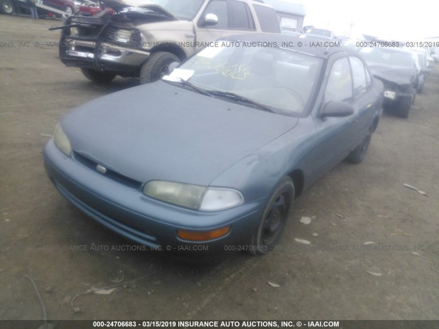 1Y1SK5266SZ075586 - 1995 GEO PRIZM LSI BLUE photo 2