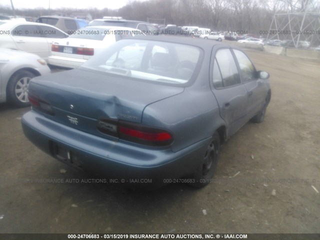 1Y1SK5266SZ075586 - 1995 GEO PRIZM LSI BLUE photo 4