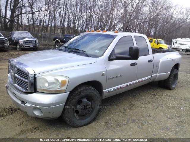 3D7ML48C66G124511 - 2006 DODGE RAM 3500 ST/SLT SILVER photo 2