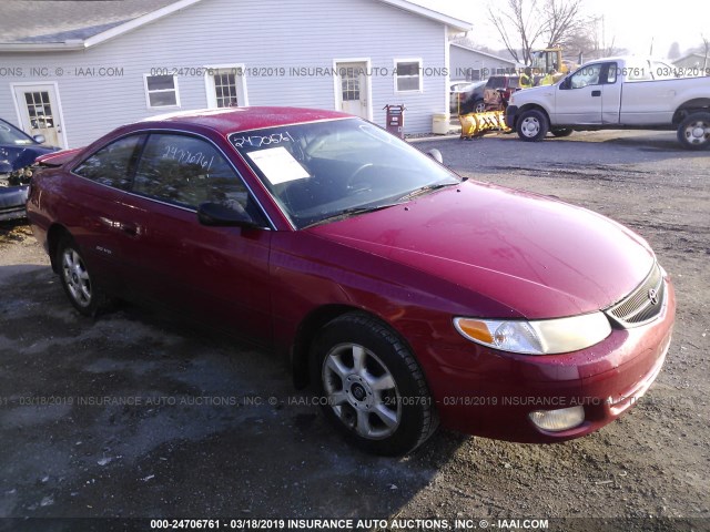 2T1CF22P6XC221118 - 1999 TOYOTA CAMRY SOLARA SE/SLE RED photo 1