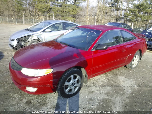 2T1CF22P6XC221118 - 1999 TOYOTA CAMRY SOLARA SE/SLE RED photo 2