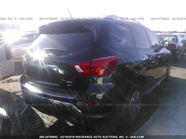 5N1DR2MMXHC913211 - 2017 NISSAN PATHFINDER S/SV/SL/PLATINUM BLACK photo 4