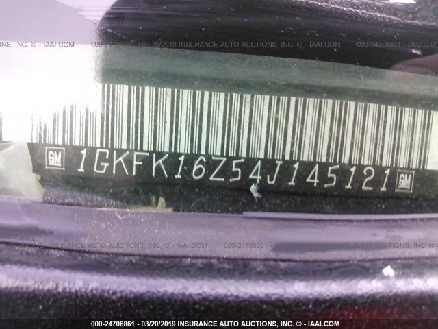 1GKFK16Z54J145121 - 2004 GMC YUKON XL K1500 GREEN photo 9