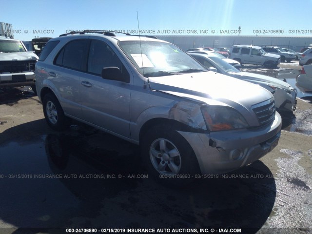 KNDJC736175692576 - 2007 KIA SORENTO EX/LX SILVER photo 1