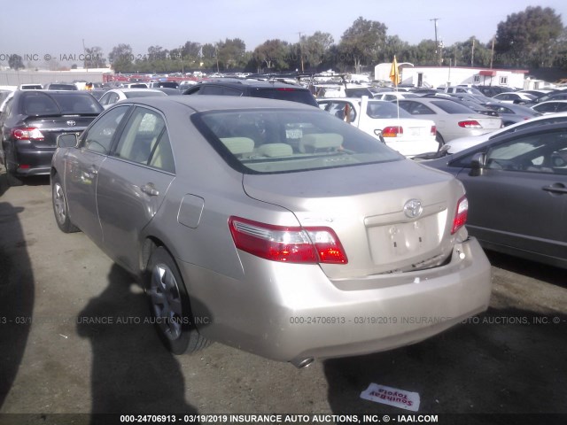 4T1BK46K87U521372 - 2007 TOYOTA CAMRY NEW GENERAT LE/XLE/SE GOLD photo 3