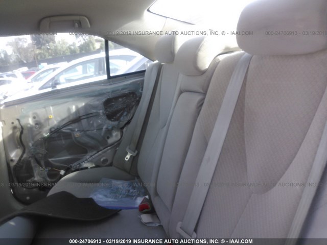 4T1BK46K87U521372 - 2007 TOYOTA CAMRY NEW GENERAT LE/XLE/SE GOLD photo 8