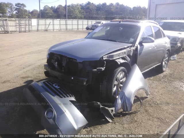 JNRAS08U45X105466 - 2005 INFINITI FX35 SILVER photo 2