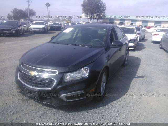 1G1PE5SB4G7160985 - 2016 CHEVROLET CRUZE LIMITED LT BLACK photo 2