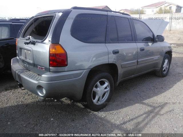 1GKDS13S452260075 - 2005 GMC ENVOY GRAY photo 4