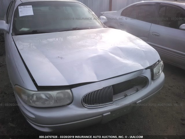 1G4HR54K22U119323 - 2002 BUICK LESABRE LIMITED SILVER photo 6