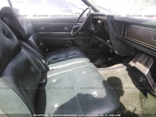 3J87A137840 - 1973 FORD THUNDERBIRD  GREEN photo 5