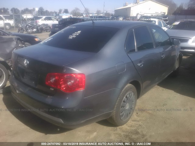 3VWHG71K27M103822 - 2007 VOLKSWAGEN JETTA 2.5 GRAY photo 4