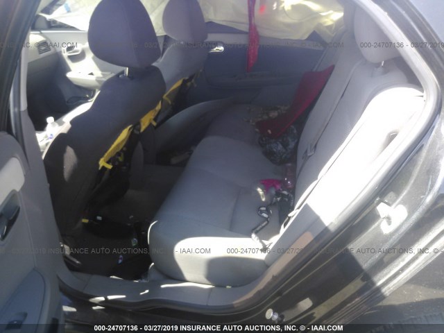 1G1ZC5E07AF179200 - 2010 CHEVROLET MALIBU 1LT 黑色 照片 8