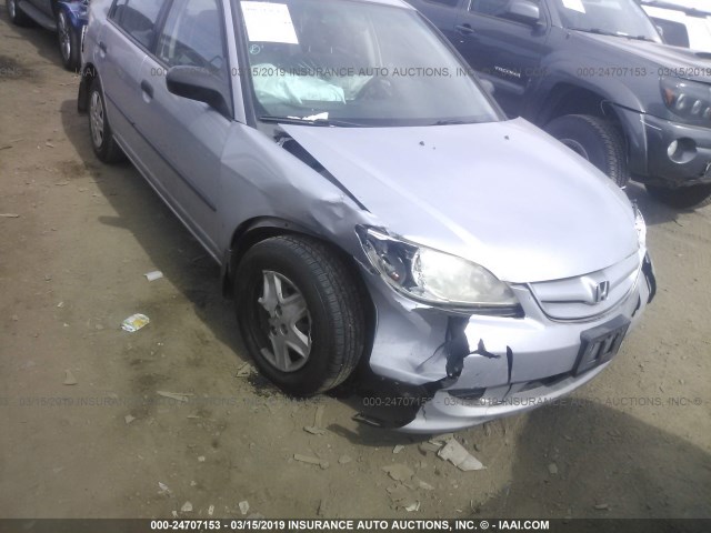 1HGES16305L006718 - 2005 HONDA CIVIC DX VP 银色 照片 6