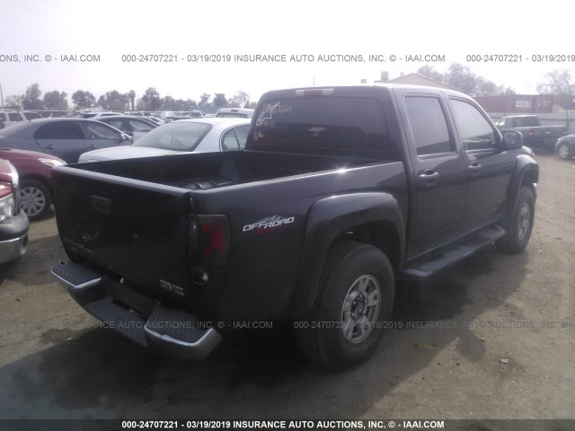 1GTDT13E578189570 - 2007 GMC CANYON BLACK photo 4