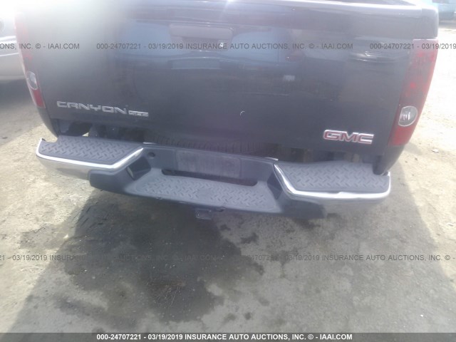 1GTDT13E578189570 - 2007 GMC CANYON BLACK photo 6