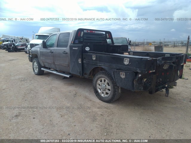 1GC4K0C80CF147112 - 2012 CHEVROLET SILVERADO K3500 LT BROWN photo 3