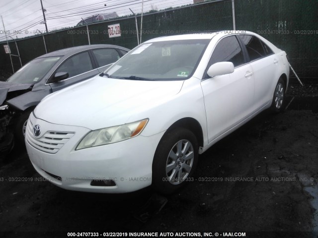 4T1BE46K77U610504 - 2007 TOYOTA CAMRY NEW GENERAT CE/LE/XLE/SE WHITE photo 2