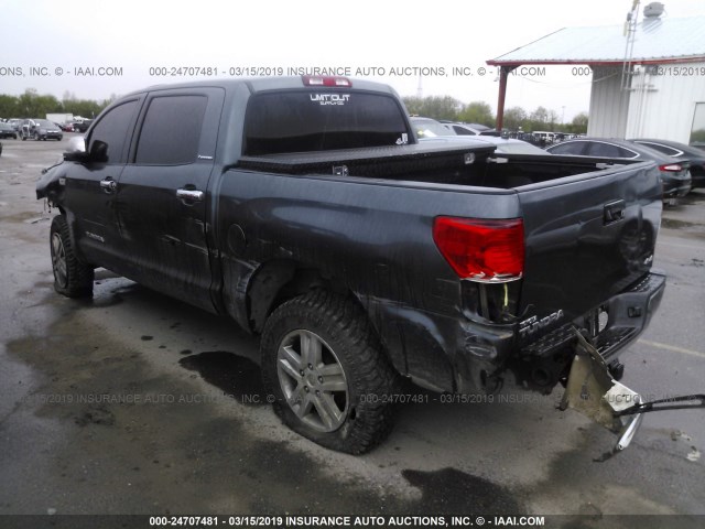 5TFHY5F15AX096791 - 2010 TOYOTA TUNDRA CREWMAX LIMITED BLUE photo 6