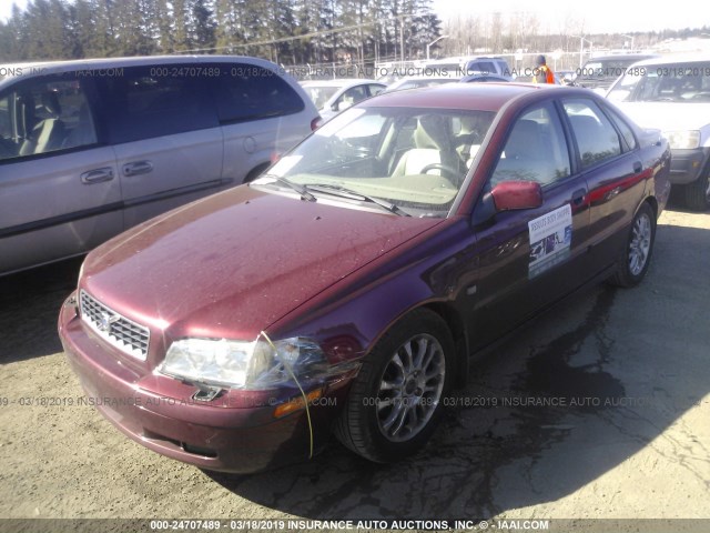 YV1VS27584F031992 - 2004 VOLVO S40 1.9T RED photo 2