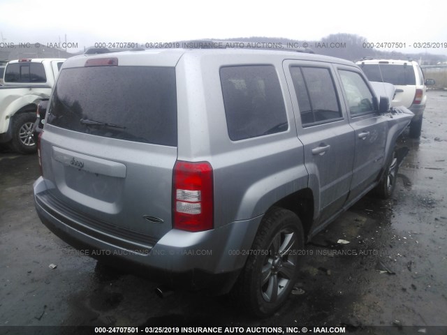 1C4NJPBA2GD703720 - 2016 JEEP PATRIOT SPORT GRAY photo 4