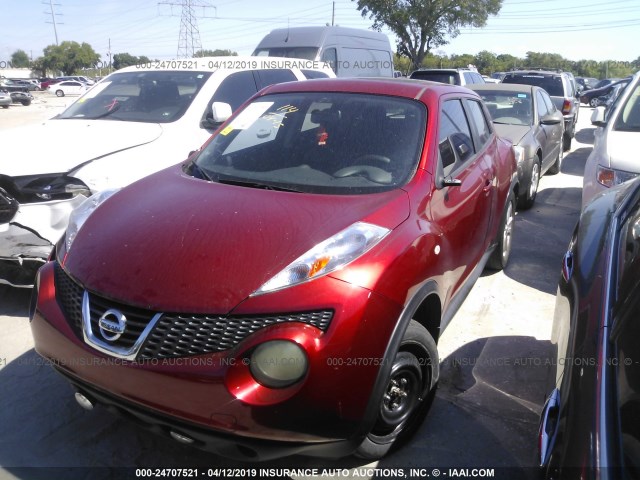 JN8AF5MR4BT021013 - 2011 NISSAN JUKE S/SV/SL MAROON photo 2