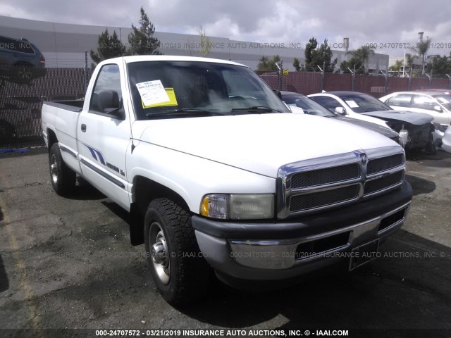 3B7KC26Z31M276804 - 2001 DODGE RAM 2500 WHITE photo 1