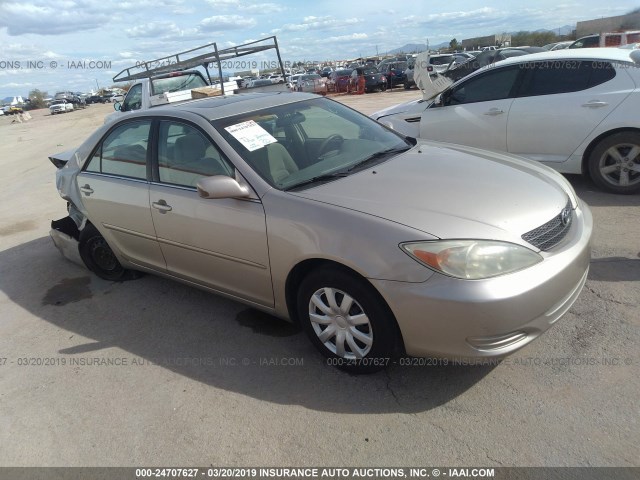 4T1BE32K44U884139 - 2004 TOYOTA CAMRY LE/XLE/SE GOLD photo 1