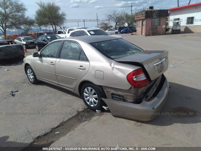 4T1BE32K44U884139 - 2004 TOYOTA CAMRY LE/XLE/SE GOLD photo 3