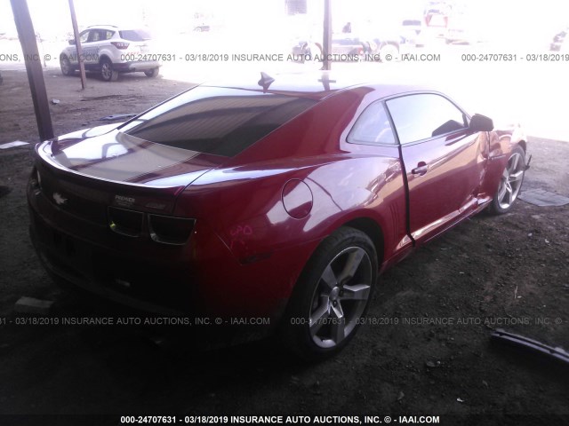 2G1FK1EJ8B9196928 - 2011 CHEVROLET CAMARO 2SS RED photo 2