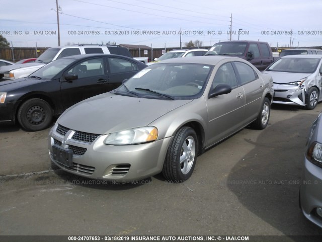 1B3EL46X04N233623 - 2004 DODGE STRATUS SXT BEIGE photo 2