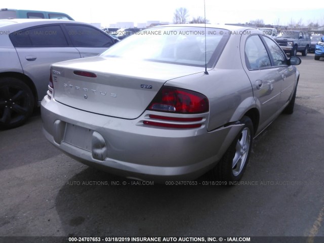 1B3EL46X04N233623 - 2004 DODGE STRATUS SXT BEIGE photo 6