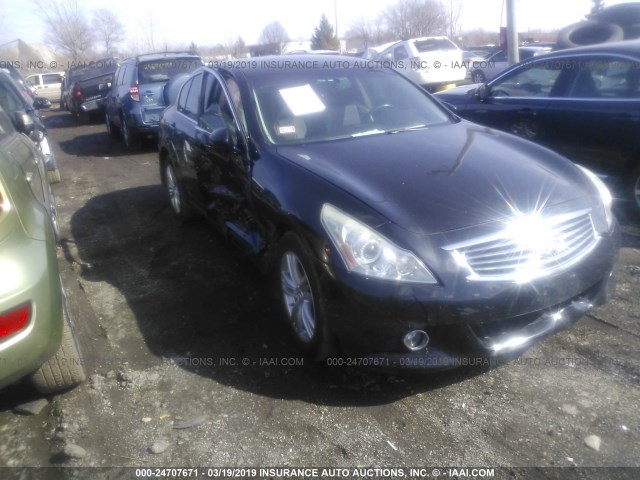 JN1CV6AR2BM350663 - 2011 INFINITI G37 BLACK photo 1