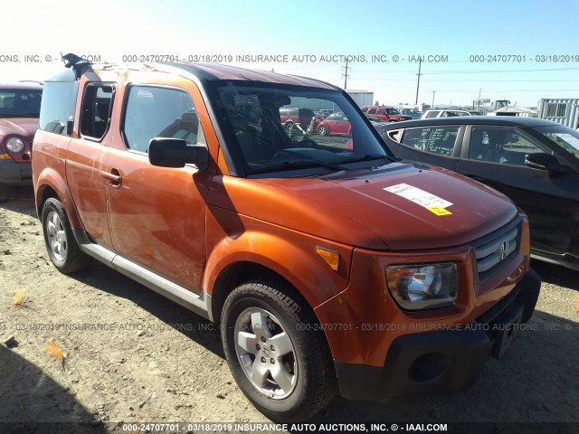 5J6YH28728L009859 - 2008 HONDA ELEMENT EX ORANGE photo 1