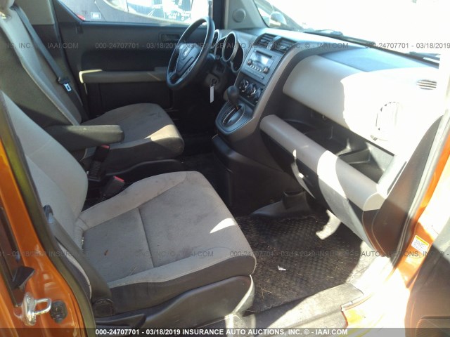 5J6YH28728L009859 - 2008 HONDA ELEMENT EX ORANGE photo 5