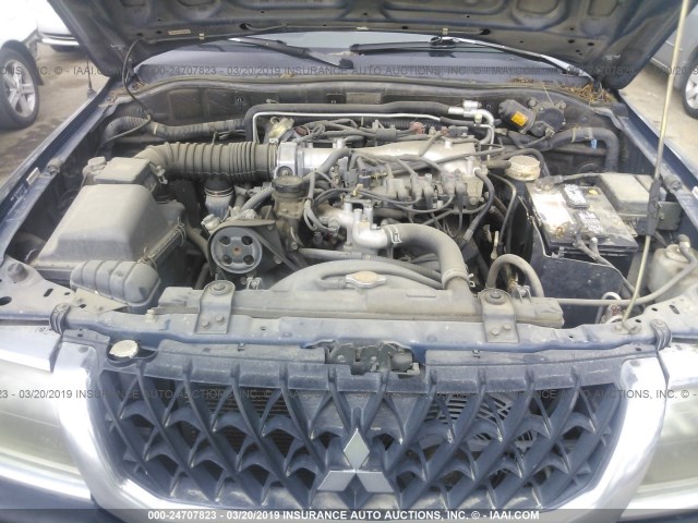 JA4LS31R03J037645 - 2003 MITSUBISHI MONTERO SPORT XLS BLUE photo 10