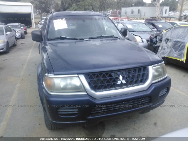 JA4LS31R03J037645 - 2003 MITSUBISHI MONTERO SPORT XLS BLUE photo 6