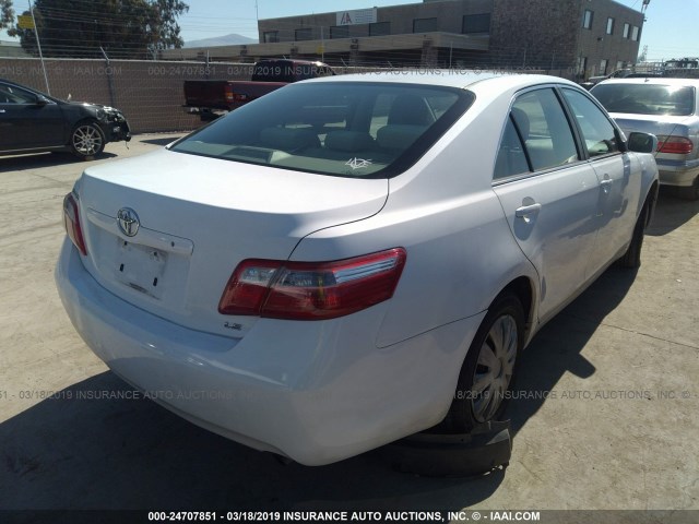 4T1BE46K47U516466 - 2007 TOYOTA CAMRY NEW GENERAT CE/LE/XLE/SE WHITE photo 4