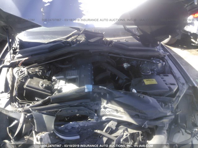 WBANF33596CS36406 - 2006 BMW 525 XI GRAY photo 10