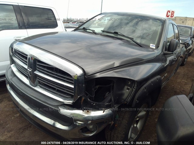1D7HU18NX6S613467 - 2006 DODGE RAM 1500 ST/SLT GRAY photo 2