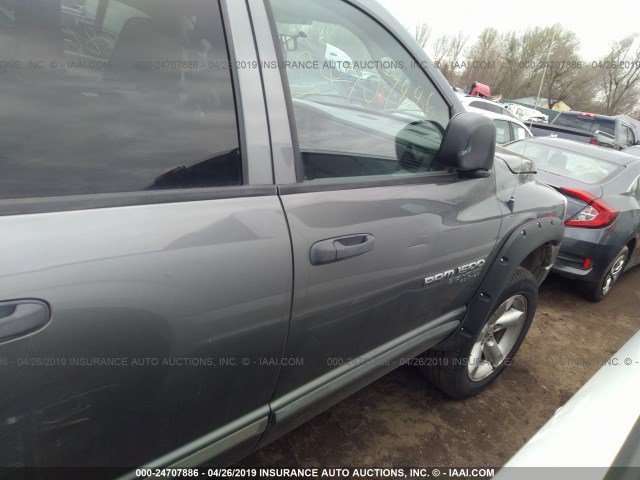 1D7HU18NX6S613467 - 2006 DODGE RAM 1500 ST/SLT GRAY photo 6