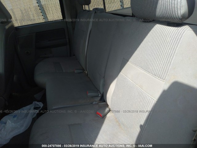 1D7HU18NX6S613467 - 2006 DODGE RAM 1500 ST/SLT GRAY photo 8