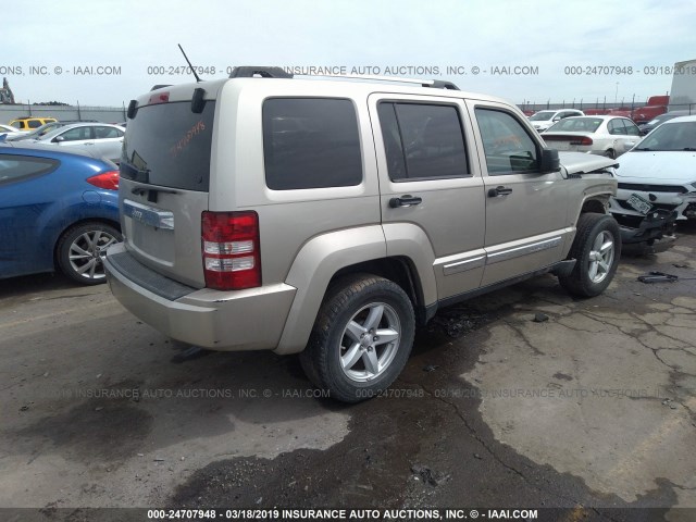 1J4PP5GKXAW128737 - 2010 JEEP LIBERTY LIMITED GOLD photo 4