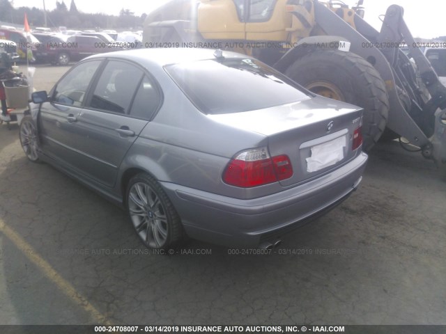 WBAEV53454KM38040 - 2004 BMW 330 I SILVER photo 3