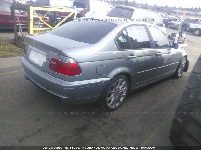 WBAEV53454KM38040 - 2004 BMW 330 I SILVER photo 4