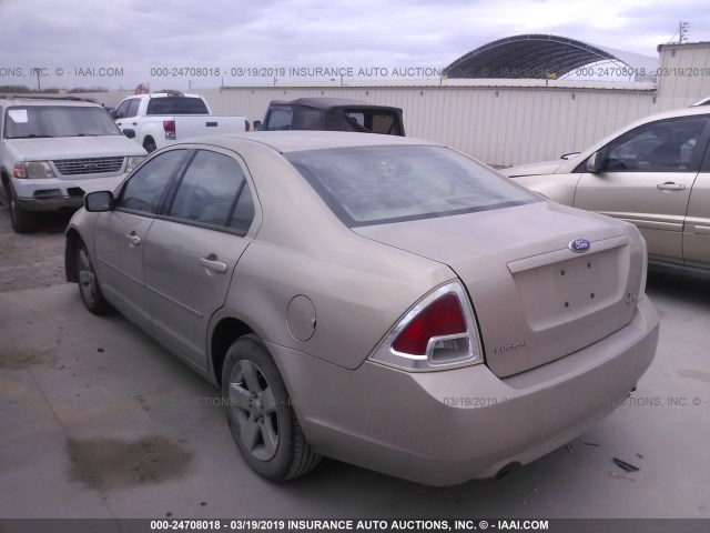 3FAFP07186R103895 - 2006 FORD FUSION SE GOLD photo 3