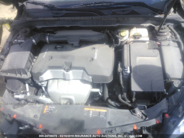 1G11C5SL2FF200697 - 2015 CHEVROLET MALIBU 1LT მუქწითელი ფოტო 10